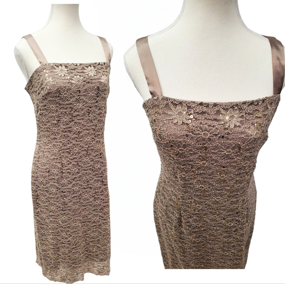 R&M Richards Dresses & Skirts - R&M Richards 30s-40s Inspired Lace Dress Vintage Size 12